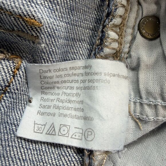 Calvin Klein Ankle Length Jeans Women’s Sz 8 Medium Washed Denim Cropped CK - Picture 11 of 11